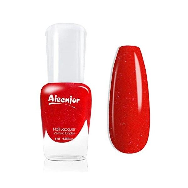 Aieenjor Vernis Blanc Laiteux, Vernis à Ongles FrançAis à Base DEau DéCollable Non Toxique, Convient Pour Concerts, La Saint