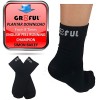 Gr8ful® Chaussettes de compression pour fasciite plantaire + tendinite dAchille, courte, cheville, sport, course ou tous les