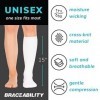 BraceAbility Chausson de rechange pour chaussures de marche orthopédiques | Chaussettes médicales à porter sous les marchette