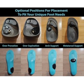Rampe adhésive en gel pour surpronation, supination, soutien de la voûte plantaire ou métatarsalgie – Empilable et lavable po