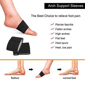 Orthèse de soutien de la voûte plantaire, bandage de compression orthopédique avec fibre de cuivre pour douleurs aux pieds, f
