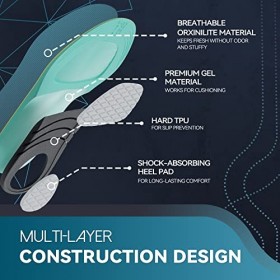 Semelles pieds plats, Supinserts Chaussures trop grandes. Soulagent douleurs talon, surpronation, jambes O, jambes X, adaptée