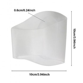 2 Paires Soutien de la Voûte pour Fasciite Plantaire, Coussinets de Gel pour les Pieds, Soulagement de la Fasciite Plantaire,