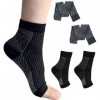 JOCXZI 1 Set Compression Socks- Soutien de la voûte Plantaire et de la Cheville, pour gonflement, fasciite Plantaire, Soin de