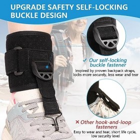 joingood Attelle Pied Tombant pour Marcher avec des Chaussures, Orthese Pied Tombant vers le Haut, Releveur de Pied Tombant, 