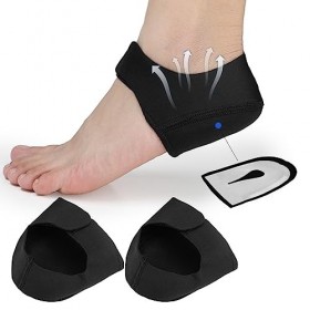 Protections Talon pour Douleurs et Affections du Pied, Talonnettes en Silicone pour Hommes et Femmes, Soulagement de la Fasci