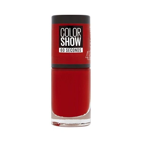 GEMEY MAYBELLINE Colorshow Vernis à Ongles 43 Red Apple