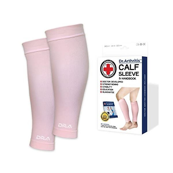 Dr. Arthritis - Manchon Compression Mollet pour Hommes et Femmes - Chaussettes de Contention pour Soulager les Douleurs de la...