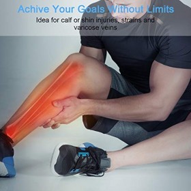 Bandage de mollet fibre musculaire déchirée, bandage de mollet réglable, support de mollet réglable Compression de bandage de