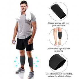 Orthèse de Caoutchouc, Support de Veau éponge en Caoutchouc pour Soulager la Douleur des Mollets, Manchon de Compression Shin