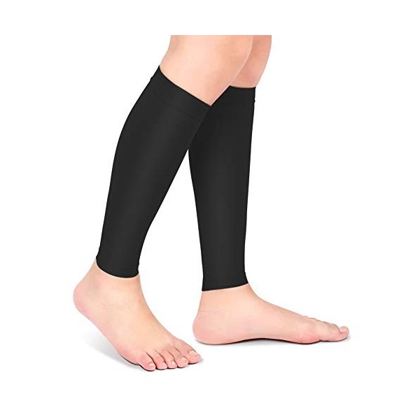 Manchons de compression pour mollet, manchon de jambe et attelles de tibia Support de jambe Attelle de tibia pour femme homme