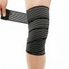 GUTEINTE Bandage élastique pour mollet genou bras, support de poignet enveloppant, confortable et respirant, pour les sports 