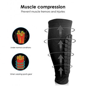 Protège-tibias de football pour enfants, 1 paire de protège-tibias de football, avec manches antidérapantes, protège-tibias d