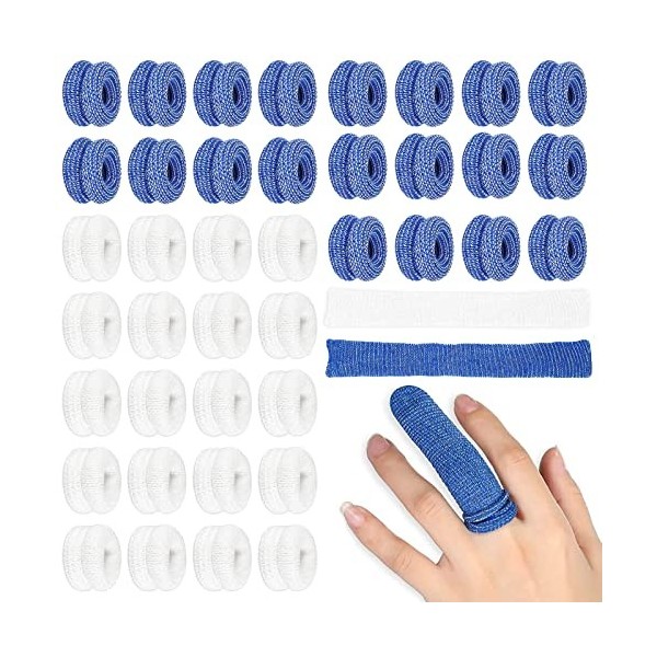 Bandages Tubulaires Pour Premiers Secours 20pcs Bandage Tubulaire Doigt Enroulé Pansement Pansements Tubulaires Pour Doigts T