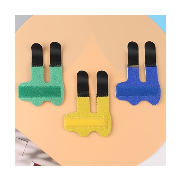 5 PCS Attelle Doigt, Orthèses de Doigt Protege Doigt Réglable Attelle de Doigt pour Fixation en cas dentorse de Blessure Spo