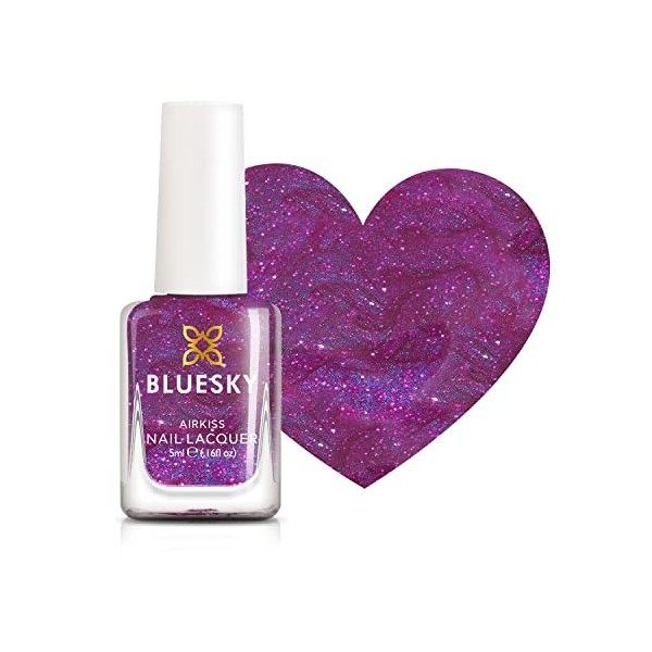 Bluesky Kids Nail Varnish - Pixie Dust, Pink. Pélé émouvant, non toxique, à base deau, vernis à ongles sans odour pour les e