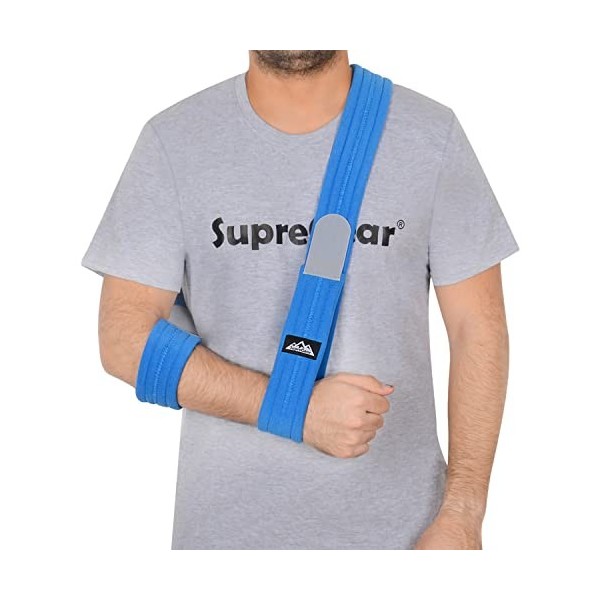 SupreGear Écharpe de Bras, Réglable Léger Confortable épaule Immobilisateur Bras Sling Respirant épaule Soutien Pour Bras/Mai