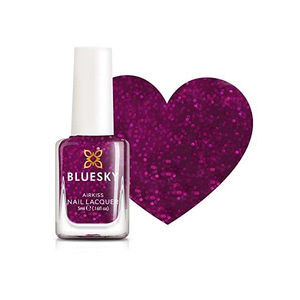 Bluesky Kids Nail Varnish - Pixie Dust, Pink. Pélé émouvant, non toxique, à base deau, vernis à ongles sans odour pour les e