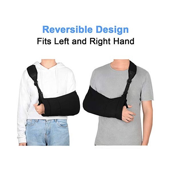 SupreGear Écharpe de Bras, Réglable Léger Confortable épaule Immobilisateur Bras Sling Respirant épaule Soutien Pour Bras/Mai