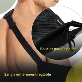 BraceUP Maintien du Bras, Echarpe de Bras, Attelle Bras pour Blessures, Attelle Epaule, Echarpe de Soutien pour Bras Droit et