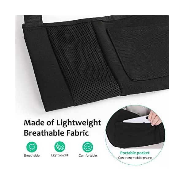 Écharpe de bras pour blessure à lépaule - Sangle de soutien médicale, dimmobilisation dépaule pour bras cassés et fracturé