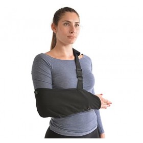 Sportherapy Orthèse Bras Droite/Gauche avec Bande Réglable| Maintien du Bras | Echarpe de Bras Orthopédique Respirante et Hyp