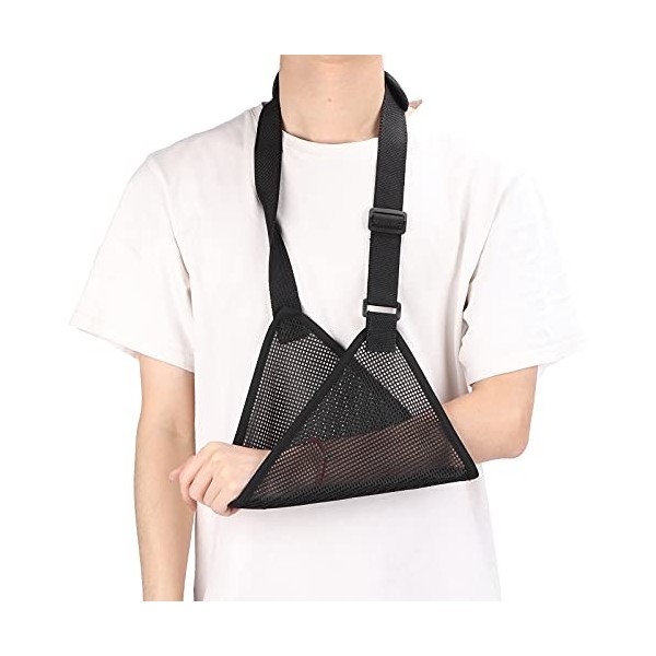 Arm Sling Mesh Shower Bath Sling, Sling Médical Immobilisateur Dépaule Respirant Droite Gauche Stabilisateur Dépaule Suppor