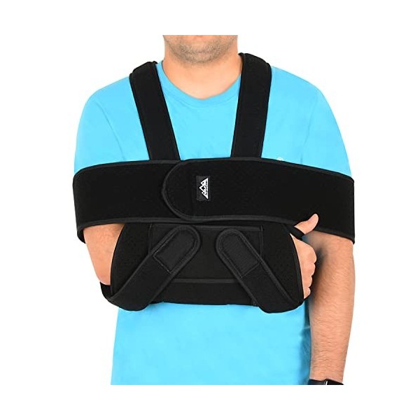 supregear Maintien du Bras Immobilisateur Dépaule, Support Médical Ajustable de la Coiffe Des Rotateurs Sling Immobilisateur