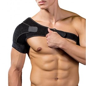 SOLO ACTFIT Brassard dépaule réglable en néoprène Wrap bras support dépaule pour la protection des blessures de la douleur 