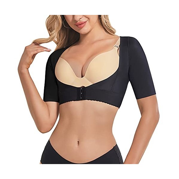 Gotoly Gaineur de bras pour femme - Compression du haut du bras post-chirurgicale - Correcteur de posture - Pour relever la p