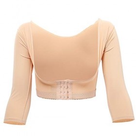 Femmes Posture Shaper, Shapewear Compression Hump Correction Ceinture Haut du Bras Auxiliaire Poitrine Manches Correcteurs M