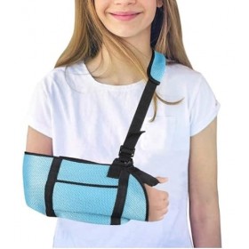 Enfants Bras Sling Ceinture Réglable Bande Supérieure Du Poignet Harnais Coude Maille Protecteur De Fracture Sling, Respirant