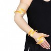 beister Manchon de Compression Médicale pour Le Bras, 20-30mmhg Soutien Complet du Bras, Les Poignets & Les Mains Avec Bande 