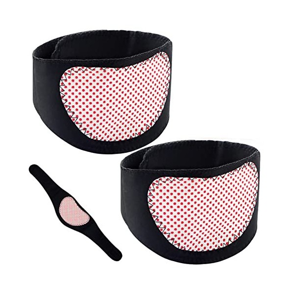 ICEBLUEOR Lot de 2 tondeuses de bras auto-chauffantes en tourmaline pour bras Flabby, réglables pour perte de poids des bras,