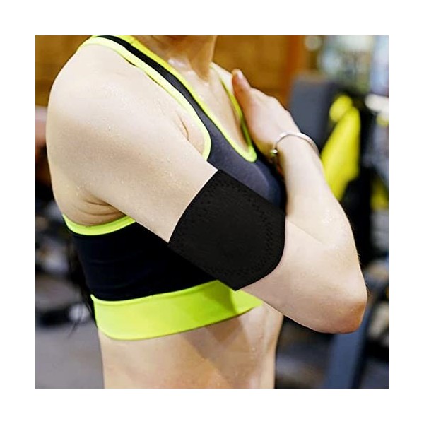 ICEBLUEOR Lot de 2 tondeuses de bras auto-chauffantes en tourmaline pour bras Flabby, réglables pour perte de poids des bras,