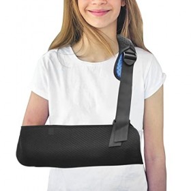 Naapesi Écharpe de Bras pour Enfants, Épaule Réglable Echarpe Médicale Enfant, Écharpe Immobilisation Épaule pour Enfants, Sa