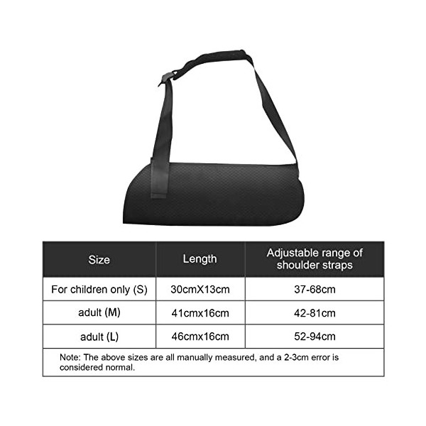 Naapesi Écharpe de Bras pour Enfants, Épaule Réglable Echarpe Médicale Enfant, Écharpe Immobilisation Épaule pour Enfants, Sa