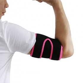 Attelle de Tendinite Biceps Manchon de Compression du Bras Supérieur, Orthèse de Coude Réglable Soulagement de la Douleur Bra
