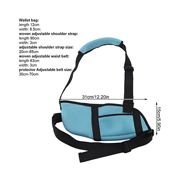 Écharpe de Bras pour Enfants, Arm Sling Réglable Doact Écharpe Dépaule Support de Bras Immobilisateur Dépaule Immobilisateu