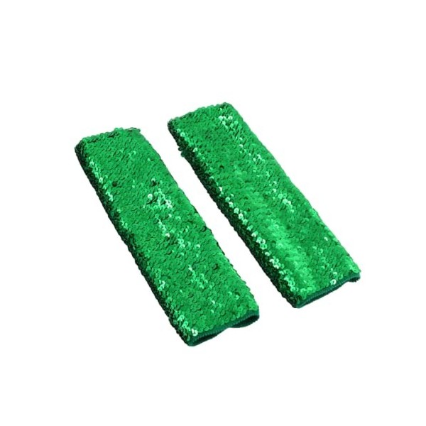 CHENGZI Manchon de bras à paillettes élastique brillant extensible pour performance cosplay, Argenté., taille unique Maintien...