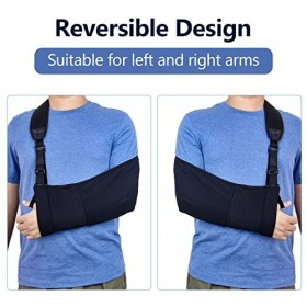 Généralités Écharpe de Bras Réglable Élastiquement Immobilisateur Dépaule Avec Coussin de Cou en Mousse Pour Les Blessures a