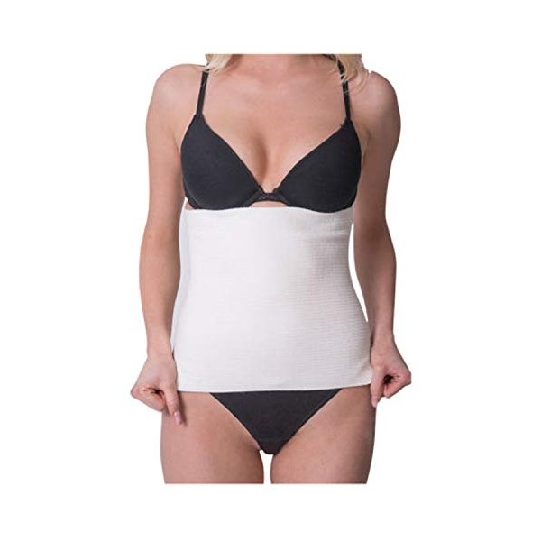 BODYPERFECT Ceinture lombaire élastique en coton et laine thermique unisexe Made in Italy XXL