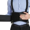 NEOtech Care Ceinture de soutien lombaire avec bretelles détachables et clips de pantalon amovible - Support réglable, léger,