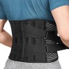 FREETOO Ceinture Lombaire Ceinture de Soutien Lombaire Maintenir Bien Les Lombaires 4 Ressorts Soutien Sangle Double Réglable