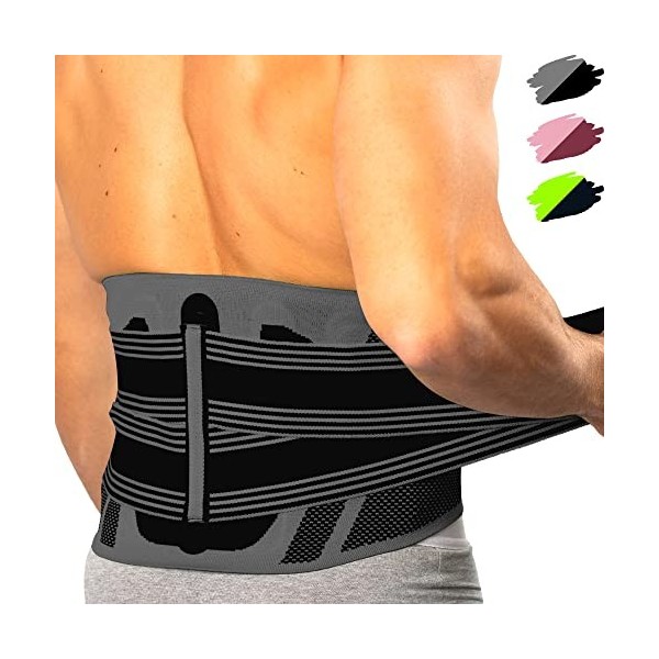 Ceinture Lombaire Maintien Homme et Femme - Soutien Dorsal pour Travail, Sports et Musculation - Ceinture du Bas du Dos Sciat