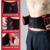 Vigo Sports Soutien dorsal lavable en machine - Ceinture de rein anti-sueur pour une stabilisation efficace du dos - Ceinture