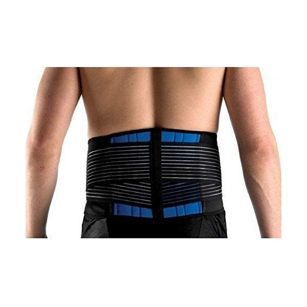 FitMad Sell-A-Service Ceinture lombaire double réglable en néoprène