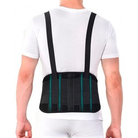 TOROS GROUP Ceinture lombaire avec bretelles Soutien de dos Pour haltérophilie Qualité supérieure