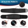 Ceinture lombaire pour homme et femme - Ceinture lombaire pour soulager la douleur et corriger la posture - Correcteur de pos