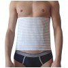 INGROSSO MERCERIE LCF Bandeau Lombare rigide de 28 cm de haut, couleur blanche, moulante, support pour dos homme et femme, fa